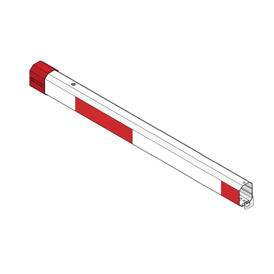DoorKing 1601555 14 ft Octagonal Aluminum Arm | Compatible with Lighted Arm (Red-Green) Not Included