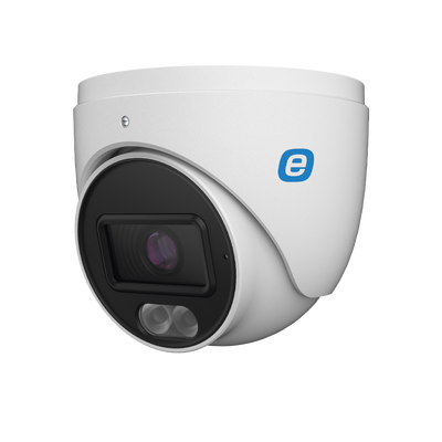 EPCOM e-Series XE43DGEN3 Turret IP 4 MP | POE | 98ft (30m) Smart Dual Light (IR & White Light) | WDR | Micro SD | Built-In Microphone | IP67 | 2.8