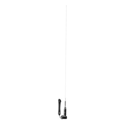 Hustler BBLT150A VHF Mobile Adjustable Antenna | 148-174 MHz | 3.4 dB | 200 W | 5m RG-58U | Connector UHF Male PL-259 | Maximum Length 132 cm
