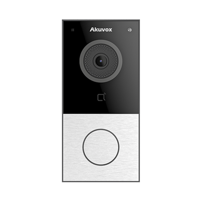 Akuvox E12W IP Video Intercom for 1 Apartment | WiFi | SIP | Cloud Management | Card or Bluetooth Access | Compatible with SmartPlus App