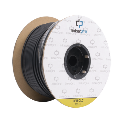 LinkedPRO EF150LC 492 ft (150 m) Single-Mode Fiber Optic Duplex LC-to-LC Patch Cable - Drum Reel