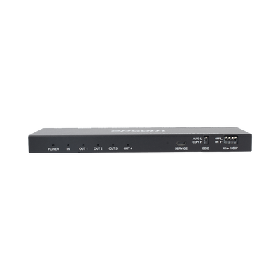 EPCOM ProAudio EPCB14SA 1x4 HDMI Splitter | 1 Input to 4 Outputs (Simultaneous) | 4K@60Hz | Audio Extractor | Downscaler | HDR 4:4:4 | EDID | 18Gbps