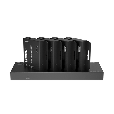 EPCOM ProAudio EPCSP914C70 1x4 HDMI Splitter | HDMI Extender | 4K at 30Hz 131ft | 1080p at 60Hz 230ft | PoC function | 4:4:4
