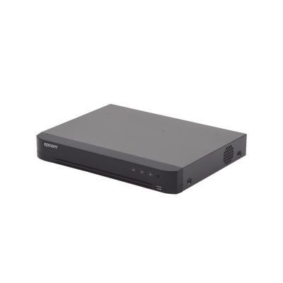 Epcom Professional EV4004TURBOD DVR 5 Megapixel | 3K Lite | 4 Channel TURBOHD + 2 IP Channel | 1 Hard Drive Bay | Coaxitron Audio | Avoid False
