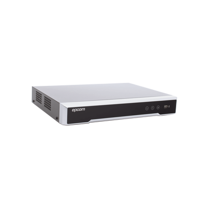 Epcom Professional EV8008TURBOD(C) DVR 8 Megapixel | 8 Channels 4K TURBOHD + 8 IP Channels | 1 HDD Bays | 4 Audio Channels | Coaxitron Audio | 8