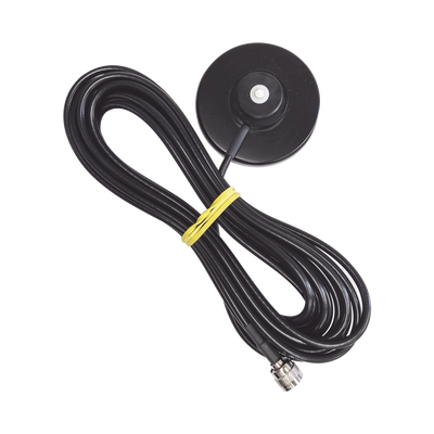 Pctel GBB60240T2A Black Magnetic Mount, 20 ft Cable RG58/U, 3-1/4" Diameter