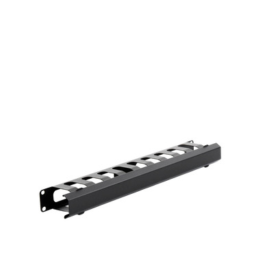 LinkedPRO LPCM04 19" 1U Horizontal Cable Management with Metallic Cover