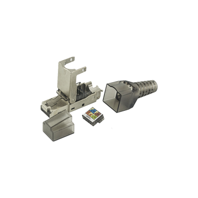 LinkedPRO LPKJ6A17S Modulated RJ45 Plug Category 6A - Toolless, for field termination