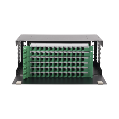 LinkedPRO LPODF8072 Fiber Optic Distributor, empty, 19in, Accepts 72 Adapters "LC Duplex" or "LC Simplex" or 48 "SC" Simplex, 4U