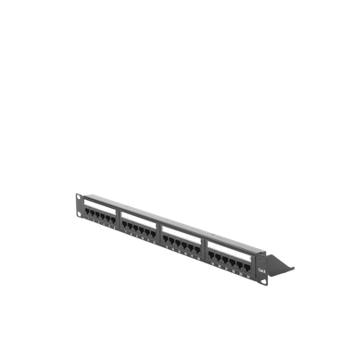 LinkedPRO LPPP607 19-inch Patch Panel UTP Cat6, 24-Port, 1U with Cable Organizer