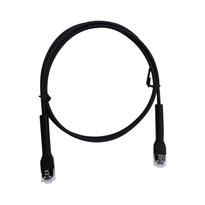 LinkedPRO LPPSLIM10BK Ultra Slim Patch Cable With RJ45 Flexible UTP Cat6 - 10 m Black Small Diameter