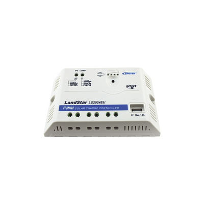 Epever LS2024EU PWM Solar Charge Controller 12 | 24V 20A with USB Output Port