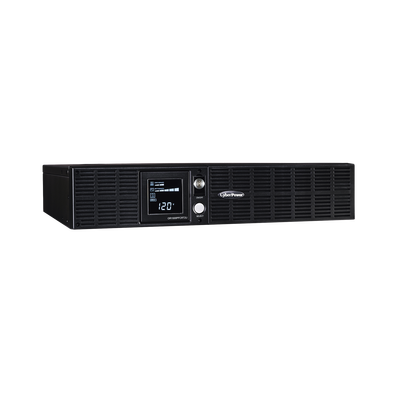 Cyberpower OR1500PFCRT2U 1500VA | 1050W PFC Sinewave UPS Series, Multifunction LCD, Automatic Voltage Regulator (AVR), Convertible Tower Rack 2U,...
