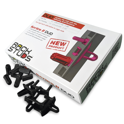 rackstuds RSLDUO1RUB50S2 DUO20 1RU Series II Rack Mount Solution - Effortless Alternative to Traditional Rack Screws and Cage Nuts & Server Rack...