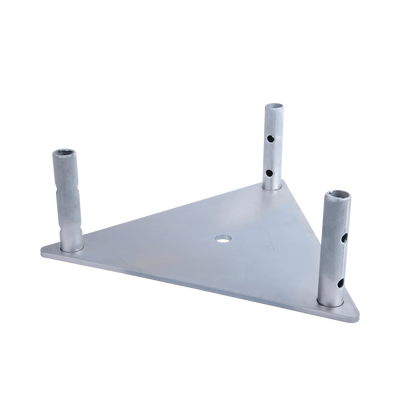 Syscom Towers SBZ35G 1/4" Base Plate for STZ35G Tower Section, Hot-Dip Galvanized