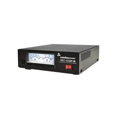 Samlex SEC1235PM 30 Amp Switching Power Supply with Backlit Meter 120 | 220 VCA
