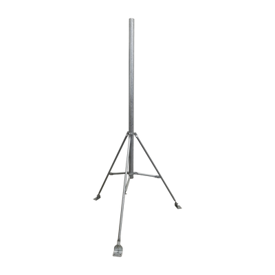 Syscom Towers SMTR3 Mast 2" x 10' with Tripod for Installation, Hot-dip Galvanized