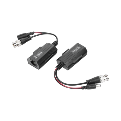 Epcom Titanium TT101PVTURBO Transceivers Kit with power Supply connector | Supports (12V/24VDC/AC), Video | TurboHD Applications | UTP Cat5e/6