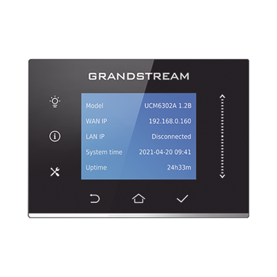 Grandstream UCM6302A Switch 500 Users and 75 Concurrent Calls, 2 FXO, 2FXS, for Unified Communications and Collaboration Solution