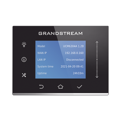 Grandstream UCM6304A IP-PBX Switch for up to 1000 users and 150 simultaneous calls, 4FXO, 4FXS, SME solution.