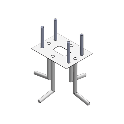 EPCOM Industrial XBANCLA Floor Anchor Compatible with All XB Vehicle Barrier Models