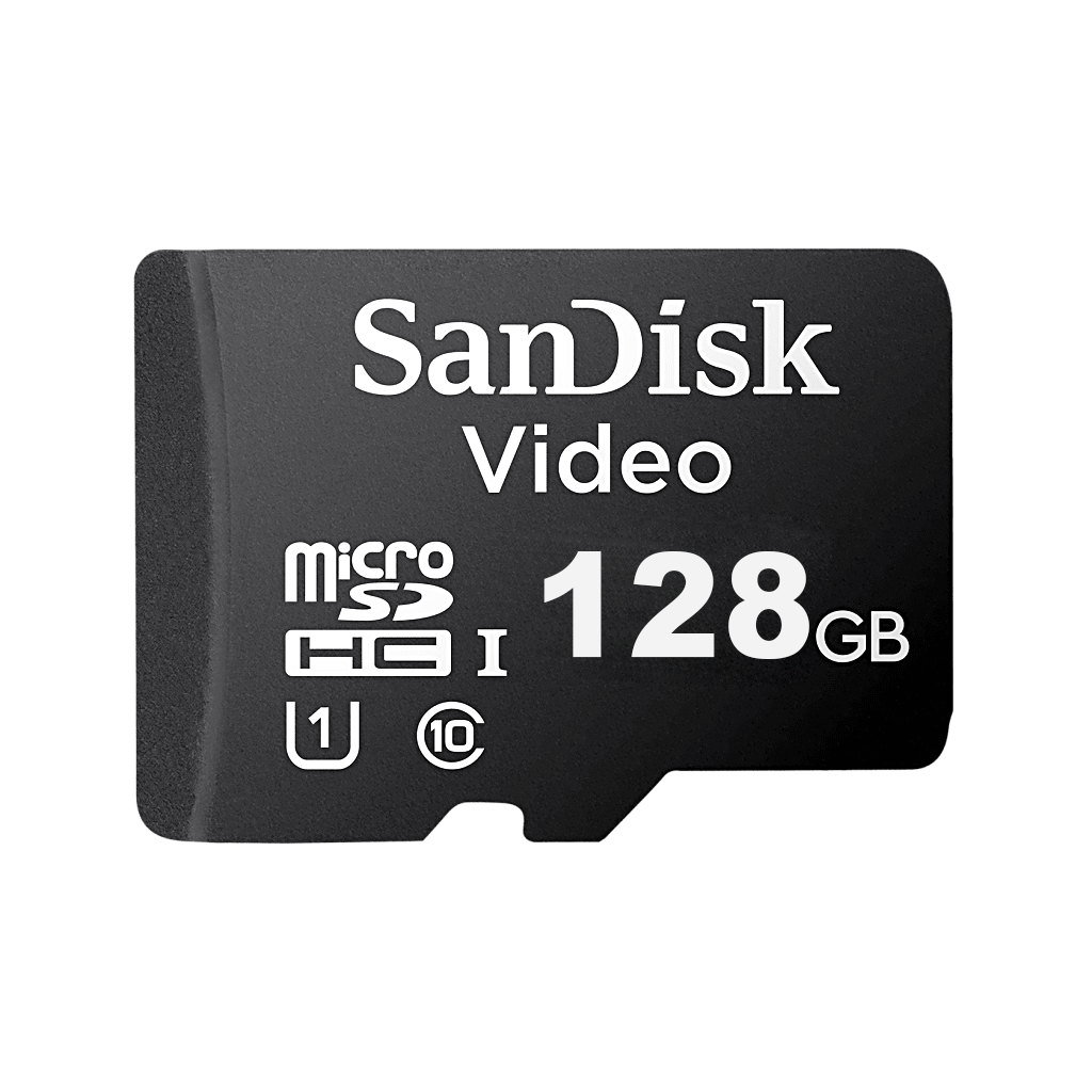Sandisk SDSDQAS4128GBP SanDisk 128GB microSD Memory Card | Heavy Duty | Video Surveillance | Class 10