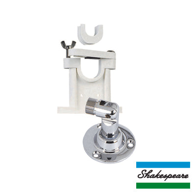 Shakespeare 410R SHAKESPEARE Stainless Steel Swivel Mount Kit, 1" or 1½" Diameter Antennas or Extension Masts. Includes an 1 1/8" insert