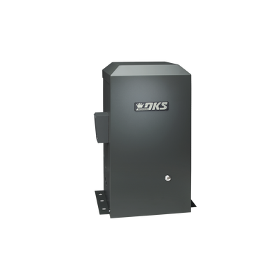 DoorKing 9100380 Slide Gate Operator for Gates of up to 1000 lb and 30 ft | Chain | Heavy duty | 1/2 HP