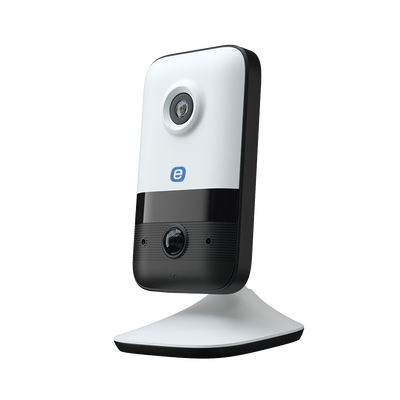 EPCOM e-Series XC42WGEN3 4 Megapixel IP Cube | 2.1 mm Lens | WiFi | H.265+ | 32ft (10m) IR | Integrated Microphone and Speaker (two-way audio)