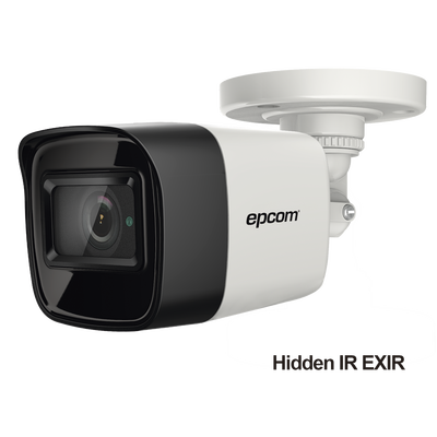 Epcom Professional B4KTURBO 4K Bullet camera TURBOHD | 2.8 mm Lens | IR EXIR up to 30 mts | IP67 | 12 VDC | 4 Technologies (TVI | AHD | CVI | CVBS)