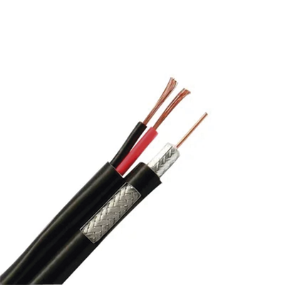 LinkedPRO PRORG59V/500 RG59 500 ft Coaxial Cable Reel, 95% Copper and 2 Conductors, 18 AWG Power Cord (for Video Surveillance Applications)