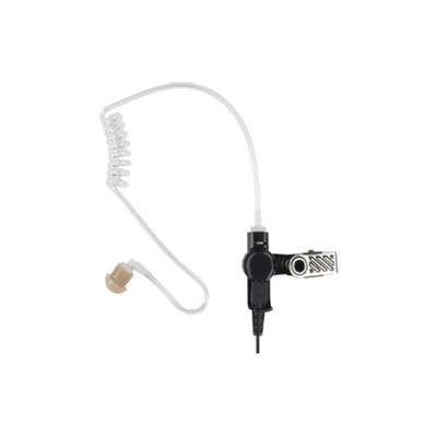 Pryme EH1389X Medium Duty Surveillance Earphone: LISTEN ONLY Acoustic Tube Earphone with NEW TWIST CONNECTOR