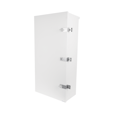 EPCOM Industrial EIPCB041103W3S Galvanized Steel Cabinet for 3 Batteries PL110D12, Accessories for Floor or Pole (Not Included) 550 x 1100 x 300 mm