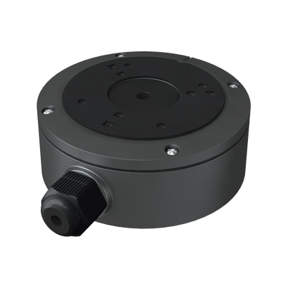 EPCOM e-Series EJBOXU(BLACK) Junction Box | IP66 | Aluminum Alloy | Wall or Ceiling Mount | Dark Grey
