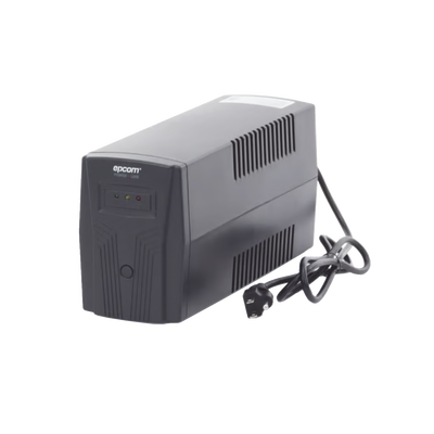 EPCOM Powerline EPU600L 600VA | 360W UPS | 7 Ah Battery | 4 NEMA 5-15R Outlets
