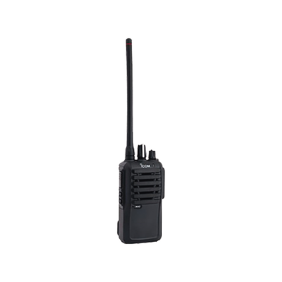 ICOM F300151RCUSA 51 RC USA Analog Portable VHF Radio | 2250 mAh Extreme Battery Life | 136-174 MHz | 5W Power | 1500mW Powerful Speaker | 16