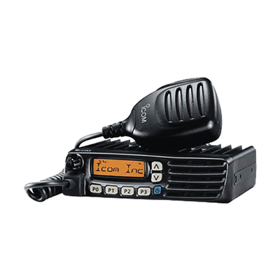 ICOM F502166USA 66 USA VHF Mobile Radio 136-174 MHz, 45 Watts, 128 Channels, 8 Zones, 6 Programmable Keys