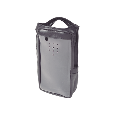 Syscom FSMNX1000 Leather Case with Strong Clear front Plastic for NX-1000 radios.