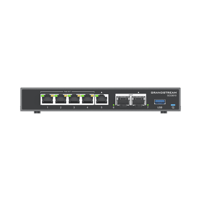 Grandstream GCC6010 UC + Networking Convergence Solutions, 4 in 1: Firewall, Router, PBX IP and PoE Switch