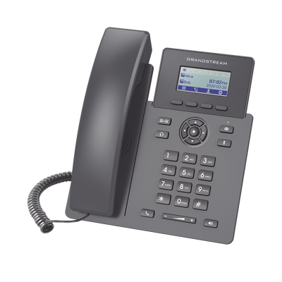 Grandstream GRP2601 Operator Grade IP Phone, 2 SIP lines with 2 accounts, Opus codec, IPV4 | IPV6 with GDMS cloud management.