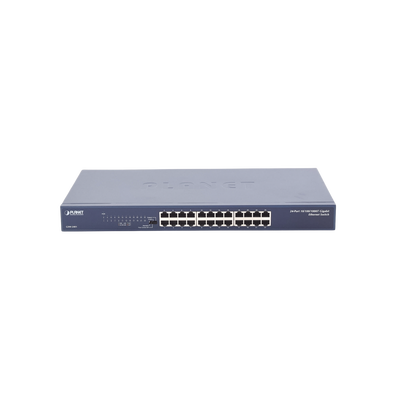 Planet GSW2401 24-Port 10 | 100 | 1000 Mbps Gigabit Unmanaged Switch, With Extended Mode Up To 200m