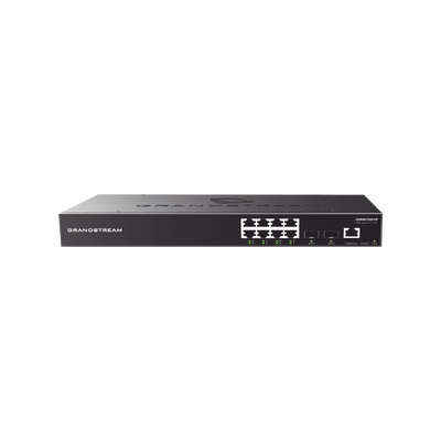 Grandstream GWN7801P Managed Gigabit PoE+ Switch, L2+ | 8 ports 10/100/1000 Mbps + 2 SFP Uplink Ports | Up to 120W | Compatible with GWN Cloud.