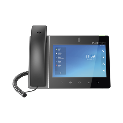 Grandstream GXV3480 Android 11 IP Phone, 16 SIP lines with 16 accounts, 8" touchscreen, Gigabit ports, Wi-Fi, Bluetooth, PoE, Opus codec, IPV4 |...