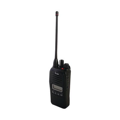 ICOM F2000S83USA 83 USA Analog Portable Radio, Frequency Range 400-470 MHz, with Display, 4 W, 128 Channels. Includes Battery, Antenna, Charger