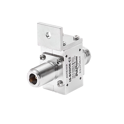 Polyphaser ISB50HNC2 Coaxial DC Block Protector High Power with Frontal Flange, N Female Connectors, 50 Ω