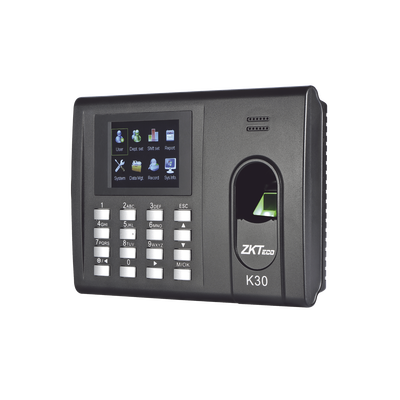 ZKTeco K30 Fingerprint Reader and proximity card reader | TCP-IP Time Attendance and Basic options for Access Control | Relay Output for Electric Lock