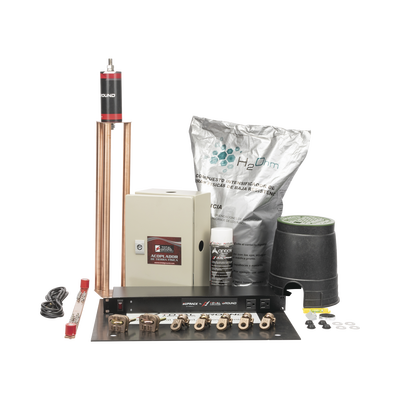 Total Ground KITMASTERTGSITE Grounding system and Transient Peak Surge.