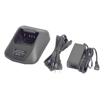 Kenwood KSC25LSK Fast Charger with AC Adapter, Compatible with Batteries KNB55L, KNB57L, KNB40L, KNB68LC