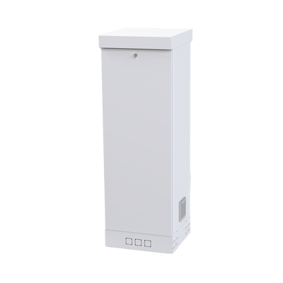 LinkedPRO LFRE060531UW Outdoor 19-inch IP-53 floor cabinet, available in 11, 20, and 31 rack units (RU), with double door, and adjustable front...