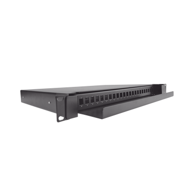 LinkedPRO LPODF8002 Fiber Optic Distributor, empty, 19in, Accepts 24 Adapters "LC Duplex" or "LC Simplex" or 24 "SC" Simplex, 1U